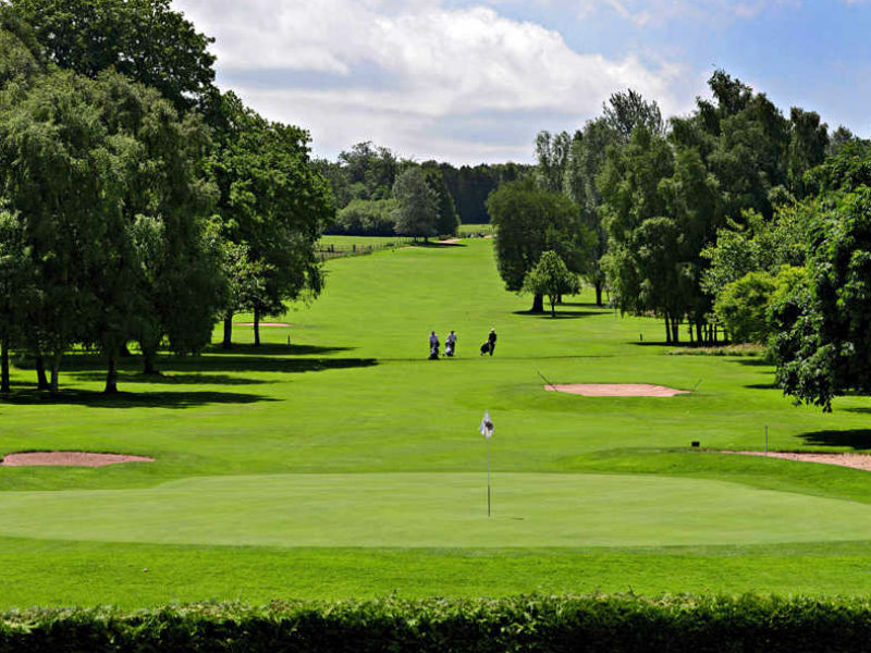 Enjoy a beautiful Spring game of golf at Ingestre Park Golf Club in Staffordshire, England