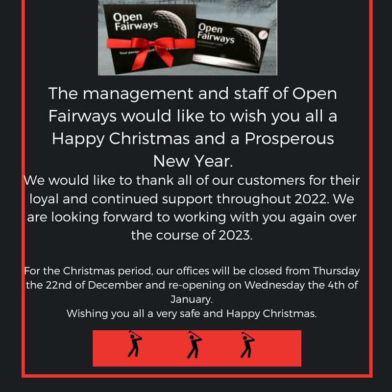 Merry Christmas from Open Fairways 