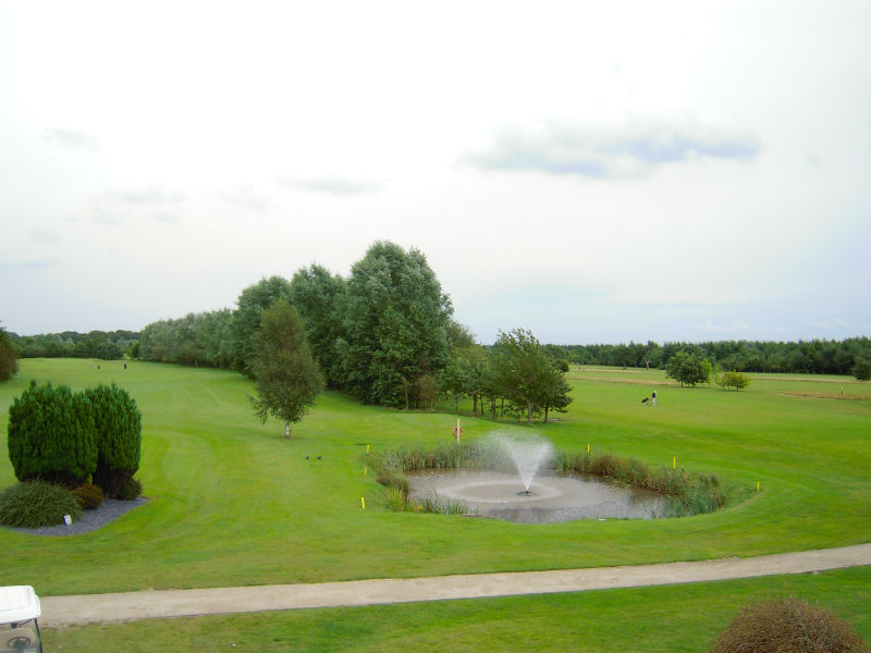 What a day to play some golf. The sun is out at Mersey Valley GCC in Cheshire