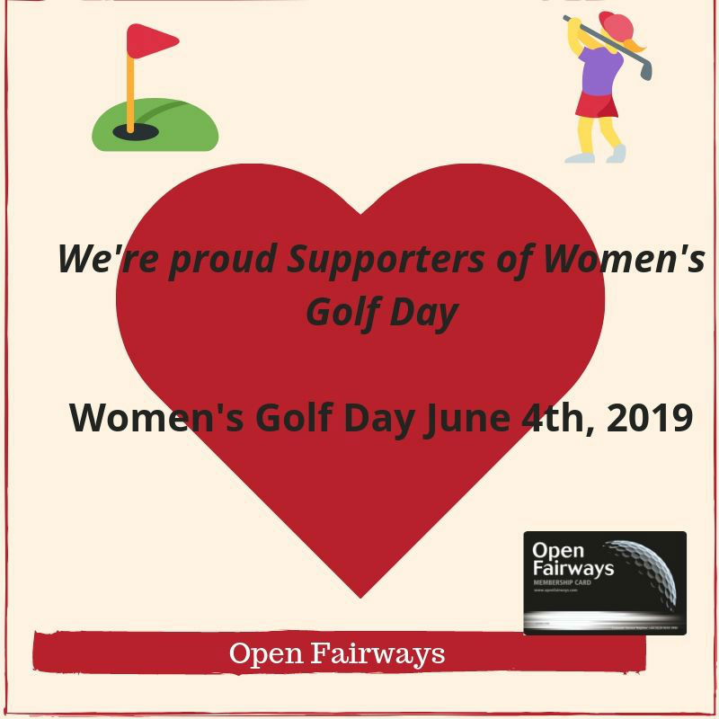 Open Fairways are proud supporters of Women